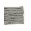 Turtle Neck Knitted Cable Sweater, Men's Casual Warm Solid Color Middle Stretch Pullover Sweater For Fall Winter