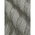 Turtle Neck Knitted Cable Sweater, Men's Casual Warm Solid Color Middle Stretch Pullover Sweater For Fall Winter