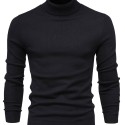 All Match Best Sellers Autumn Winter Pullover Men Solid Turtleneck Sweaters