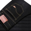 Men's Semi-formal Jeans, Chic Classic Design Stretch Jeans For Business