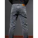 Men's Casual Warm Fleece Jeans For Fall Winter Business