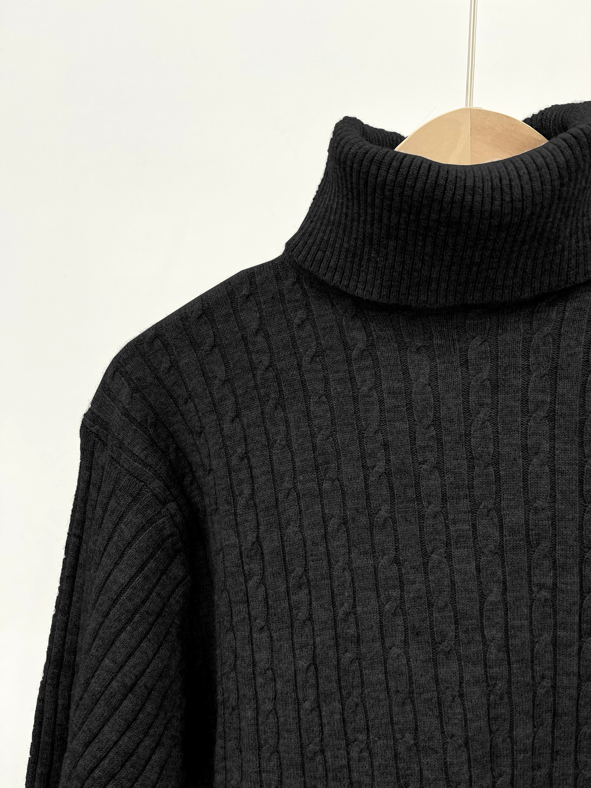 all match knitted solid sweater mens casual warm high stretch turtleneck pullover sweater for men fall winter details 22