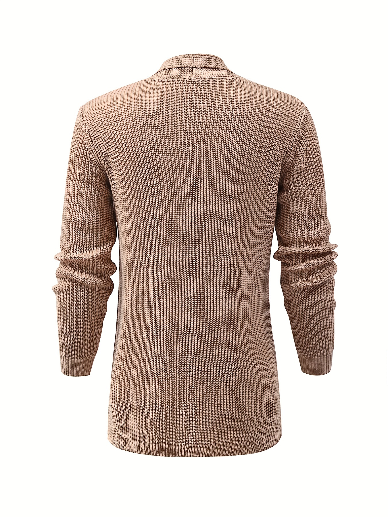 elegant slightly stretch knit cardigan coat mens casual vintage style v neck sweater cardigan for fall winter details 22