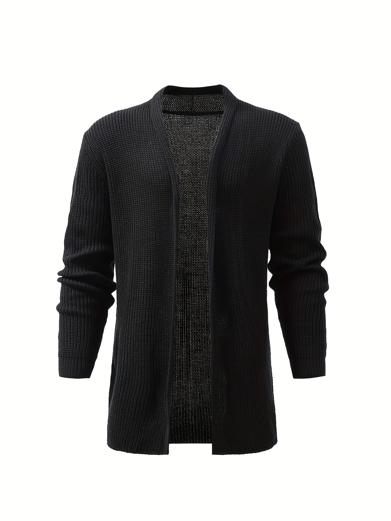 elegant slightly stretch knit cardigan coat mens casual vintage style v neck sweater cardigan for fall winter details 31