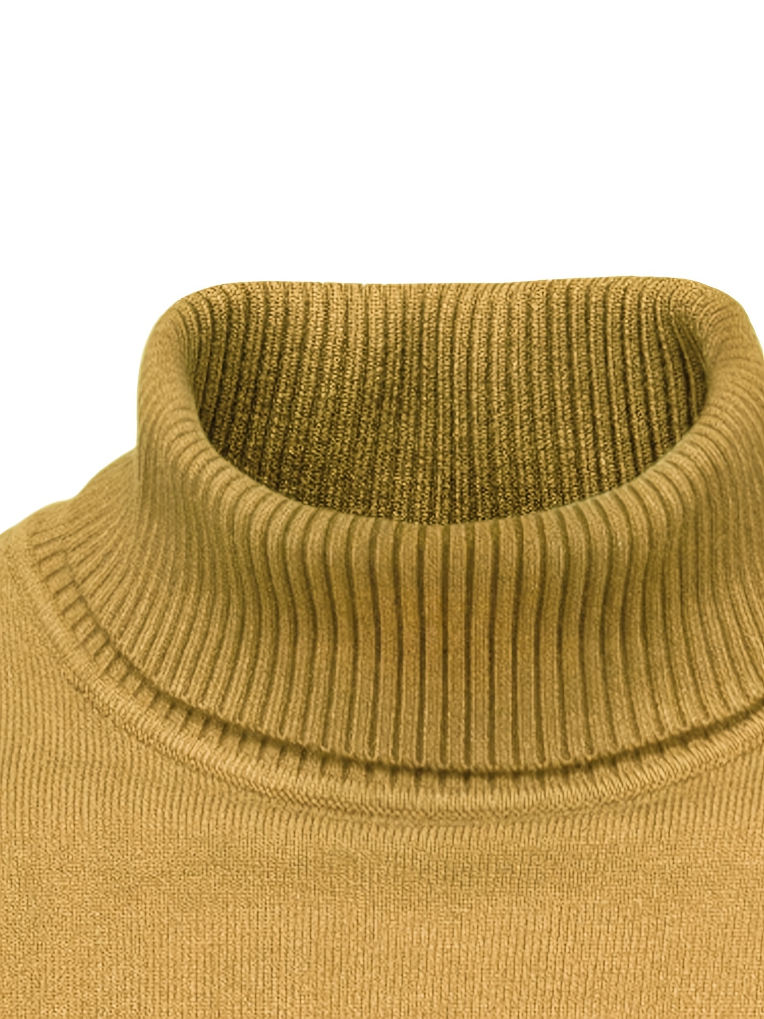 all match best sellers autumn winter pullover men solid turtleneck sweaters details 78